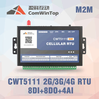 China 9 - Internet de 28V DC del regulador de la entrada GPRS RTU de las cosas con 8Di 8Do 4Ai proveedor