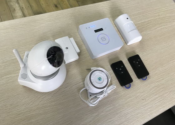 China Sistema de alarma casero del G/M del ladrón con la batería recargable inalámbrica del detector 433Mhz proveedor
