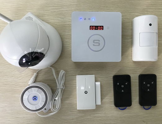 China El panel de alarma del G/M del botón de la emergencia, sistema casero del ladrón del detector de humo proveedor
